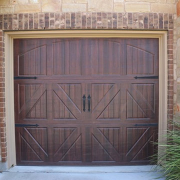 Steel Carriage House Garage Door