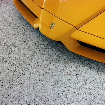 Stone Silicate Garage Floor Coating - Enzo Ferrari