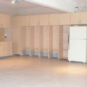 Tailored Living Garage Cabinet and Lockers