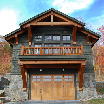 Timber Frame Home & Boat Shelter