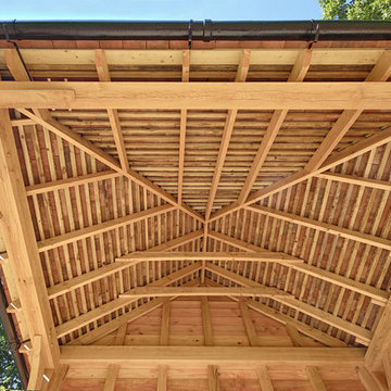 Timber Framed Garage Roof