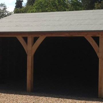 Timber Garage - Abbots Ann, Hampshire
