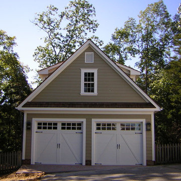 Traditional 2-Car Garage with Loft
