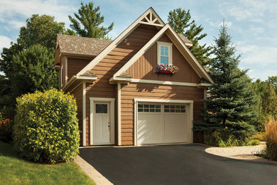 Inspiration for a timeless garage remodel in Omaha