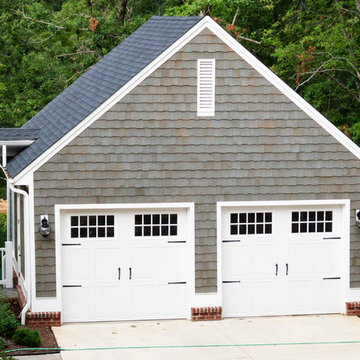 Traditional Two Car Garage