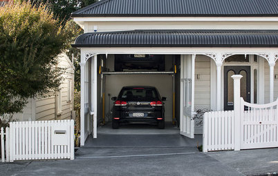 Houzz Tour: Ingenious Garage Helps a Home Keep Its Familiar Face
