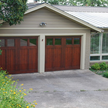 Upgraded Wood Doors in a Craftsman Style by Cowart Door System