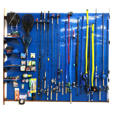 Wall Control Pegboard Fishing Rod & Tackle Storage & Organization