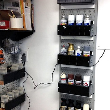 Wall Control's Spray Can Holders being used here to organize various aresol cans