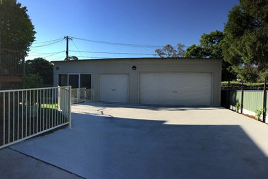Design ideas for a contemporary garage in Canberra - Queanbeyan.