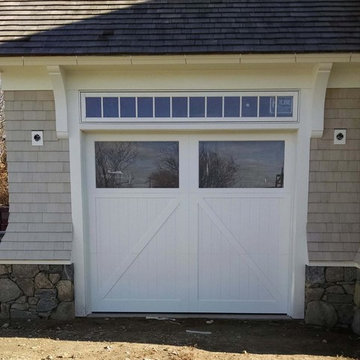 White Carriage House Garage Door