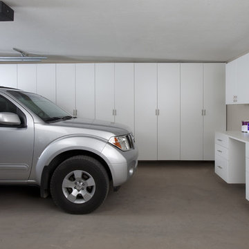 White Garage Workshop Storage