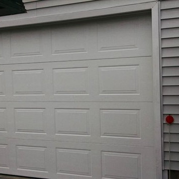 White Overhead Sectional Garage Door