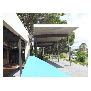 Whitebridge facade upgrade - Modern - Garage - Newcastle - Maitland ...