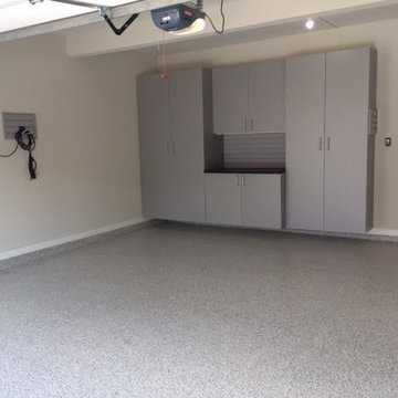 Whole Garage Upgrade - Added Storage and Floor Refinishing in Roswell