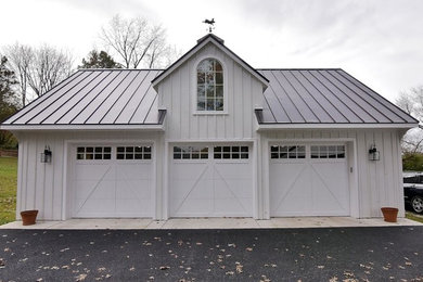 Design ideas for a country garage in Philadelphia.