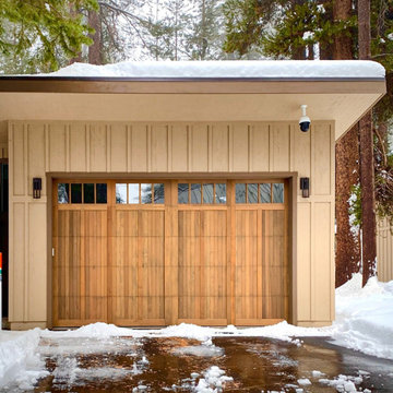 Wood Overlay Carriage House Garage Door