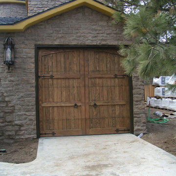 Wood Panel Garage