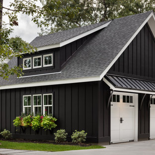 Inspiration for a medium sized country detached double garage in New Orleans.