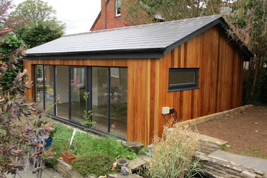 This is an example of a contemporary garden shed and building in Berkshire.