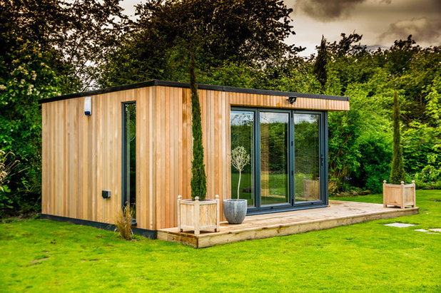 Contemporary Garden Shed and Building by The Swift Organisation Ltd