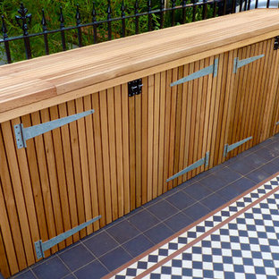 Cedar clad bike shed projects