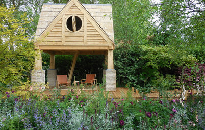 English Country Garden With Its Own Writer’s Cabin