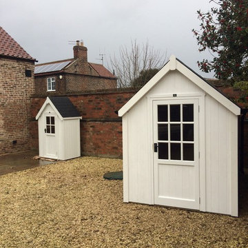 Classic Cosy Shed 10'x6' and Tool Tidy 4'x2.5' in Spring Leaf for Mark in York -