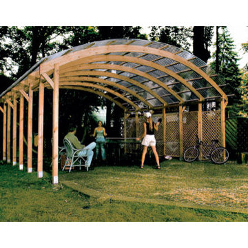 EcoCurves - Glue laminated Conwy Carport