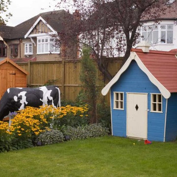 Garden Cow and Wendy House