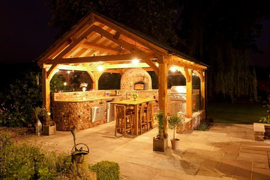 Example of a mountain style shed design in Cheshire
