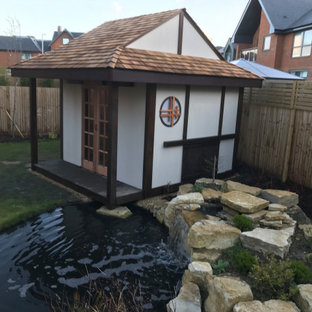 Inspiration for an asian shed and granny flat in Kent.
