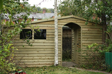 ハンプシャーにあるおしゃれな物置小屋・庭小屋の写真
