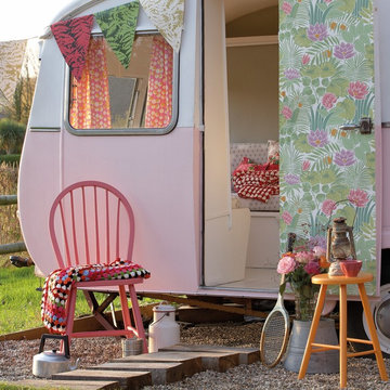 Vintage Inspired Decor in Retro Caravan