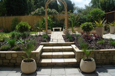 A contemporary garden in Purton, Swindon, Wiltshire