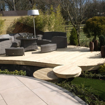 A garden for entertaining in Cheshire