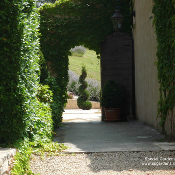 A garden in Villecroze