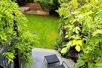 ロンドンにあるアジアンスタイルのおしゃれな庭の写真