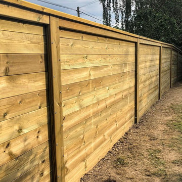 Acoustic Reflective Fence Installation