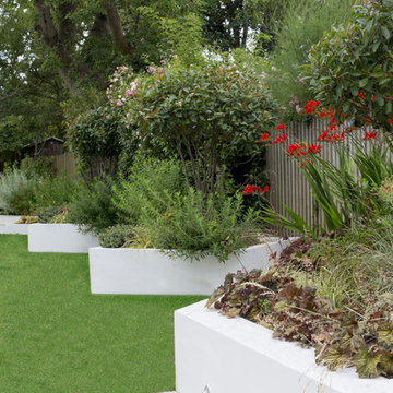 An outstanding geometric modern garden
