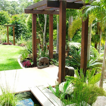 Asian influenced outdoor.
