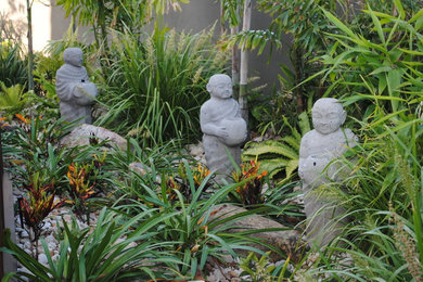 This is an example of a world-inspired garden in Brisbane.