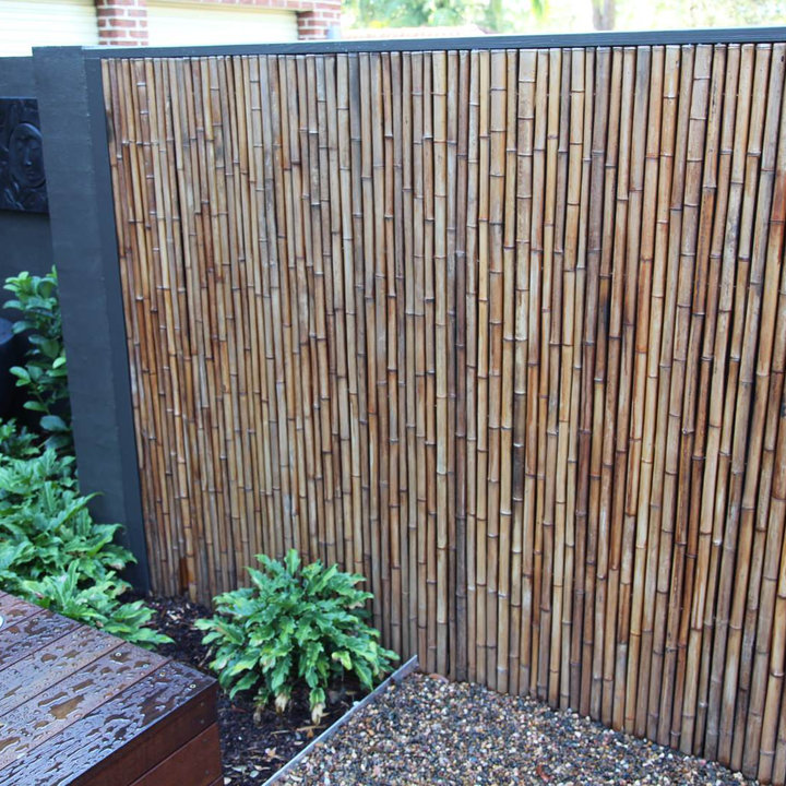 Bamboo Privacy Fence Photos & Ideas Houzz