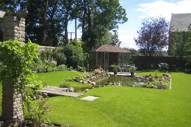 他の地域にあるコンテンポラリースタイルのおしゃれな庭の写真