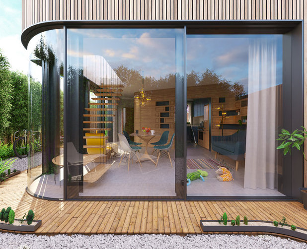 Contemporary Garden by Iguana Architects & Interior Design