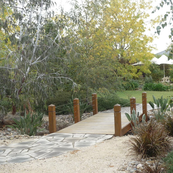 Dry Creek Bed Design Photos Ideas Houzz   Bridge Over Dry Creek Bed Landscapes By Design Img~b6f1af2201c41d75 8187 1 3e76335 W720 H720 B2 P0 