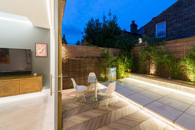 This is an example of a contemporary garden in London.