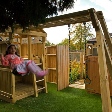 Climbing Frame and Swing
