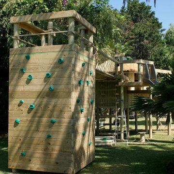 Climbing Walls for treehouses, adventures, fun and gardens