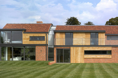 This is an example of a contemporary garden in Oxfordshire.
